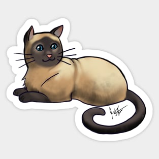 Cat - American Shorthair - Seal Point Sticker